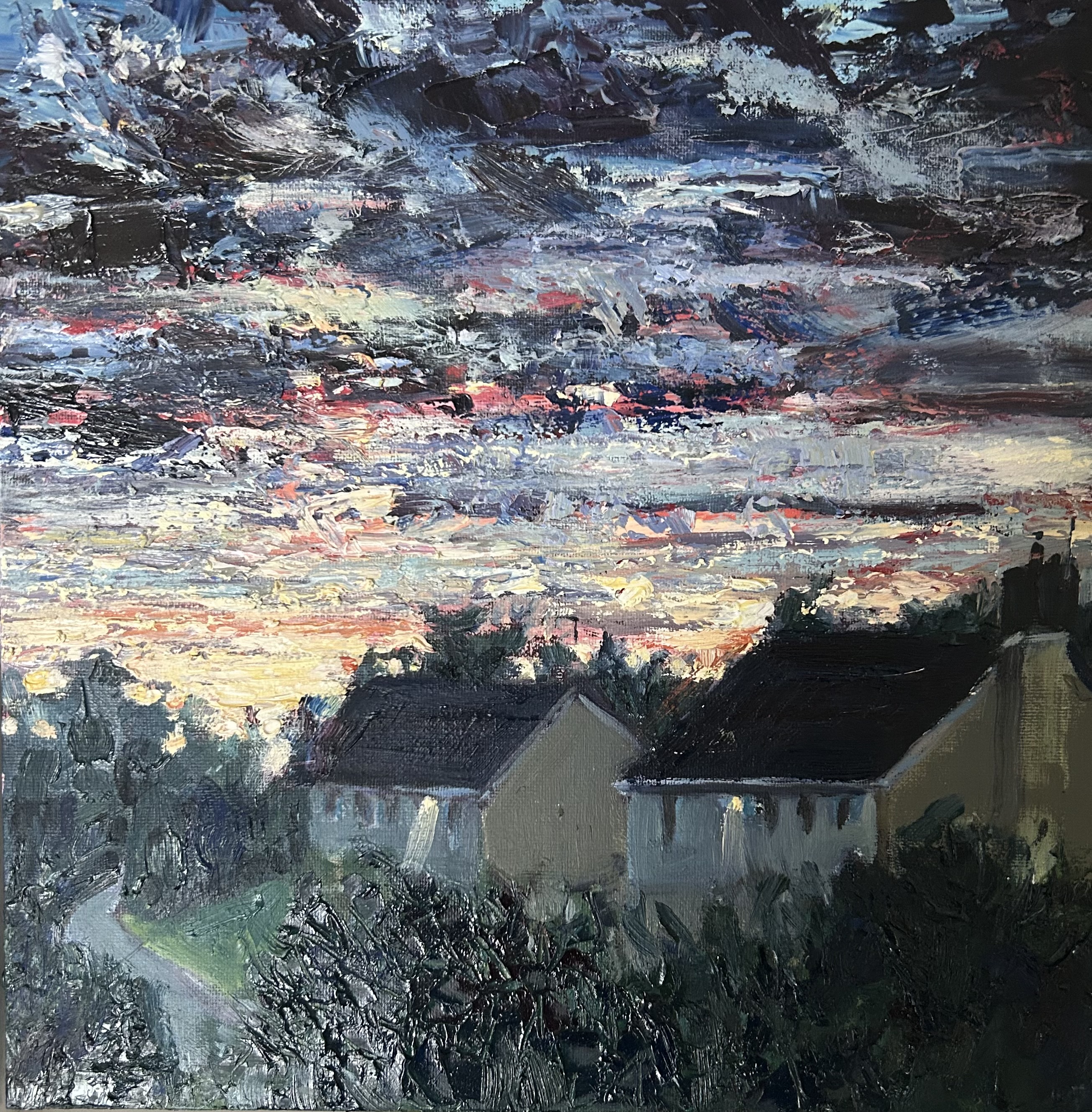 4am in the Close painting